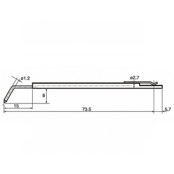 ACCRETECH可互换的粗糙度和形状测量探头（尖端半径 2&mu;m）（低倍率，拐角）东京精密DM43824